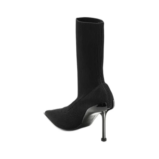 Slash Pointed-Toe Ankle Boots