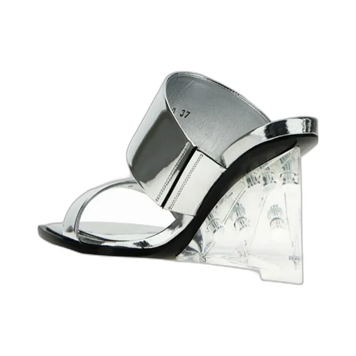 Double Strap Wedge Sandals