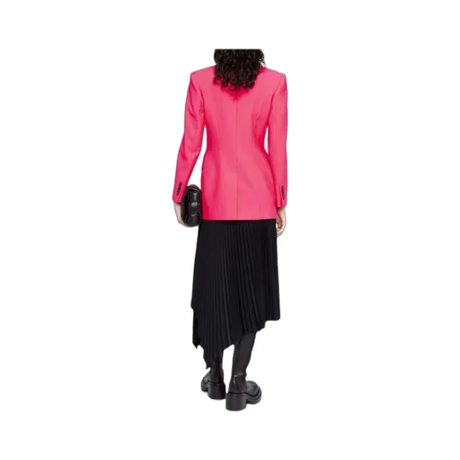 Double-Breasted Straight Hem Blazer