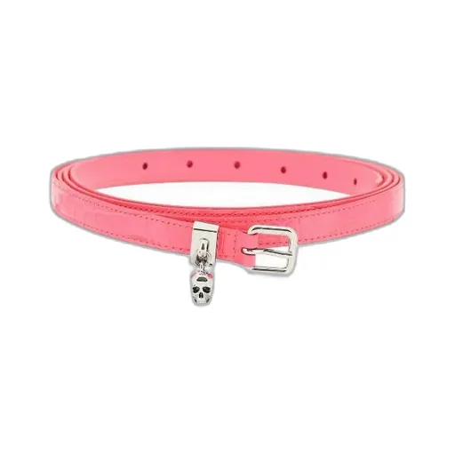 Skull Charm Buckle Belt