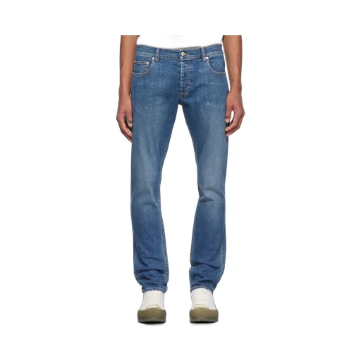 Washed Straight Leg Jeans