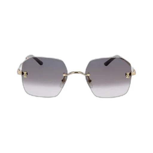 Frameless Geometric Sunglasses