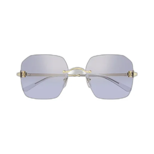 Frameless Geometric Sunglasses