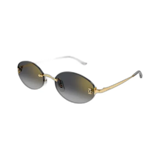 Frameless Oval Sunglasses