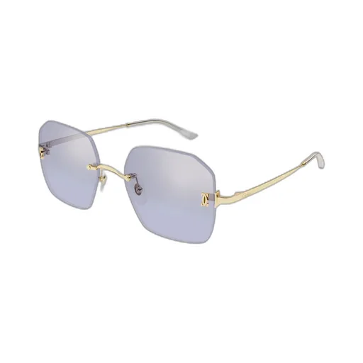 Frameless Geometric Sunglasses