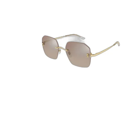 Frameless Geometric Sunglasses