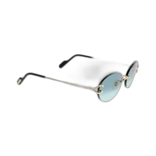 Oval-Frame Sunglasses