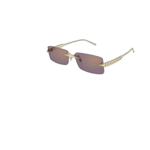 Studded Rectangle-Frame Sunglasses