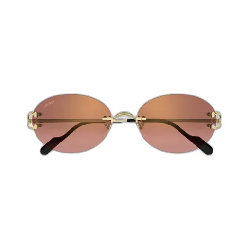 Oval-Frame Sunglasses