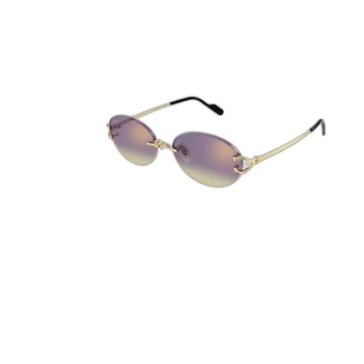 Oval-Frame Sunglasses