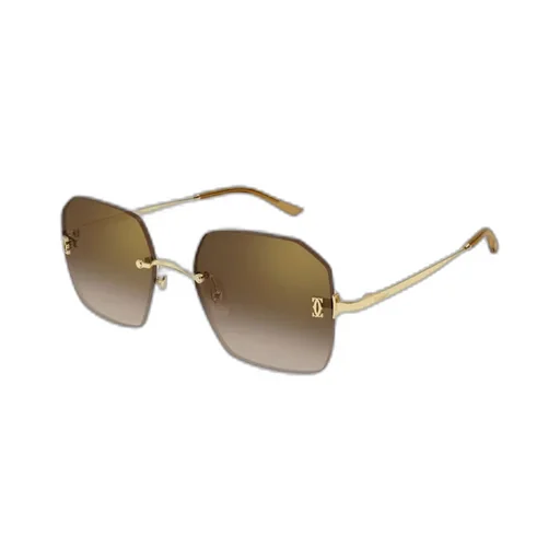 Frameless Geometric Sunglasses