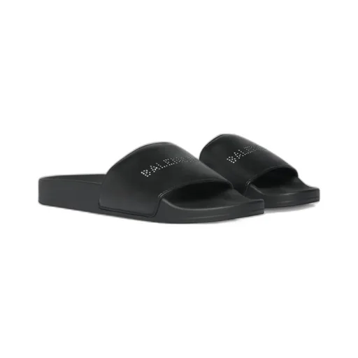 Pool Slide Sandals With Rhinestones