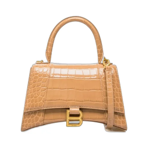 Hourglass Embossed Small Handbag