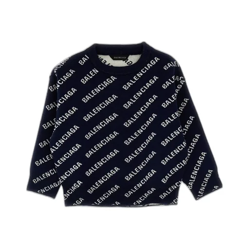 Logo-Intarsia Knitted Jumper
