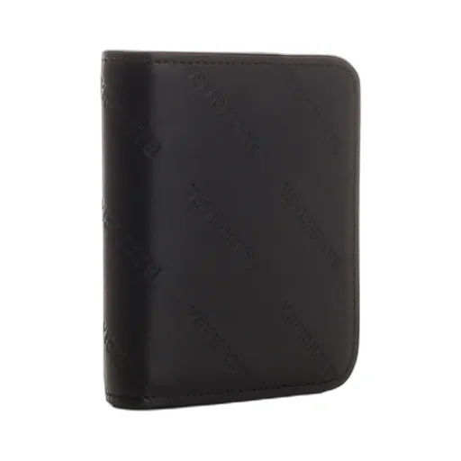 Logo Embossed Cash Flap Cardholder