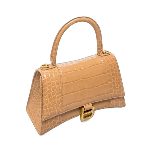 Hourglass Embossed Small Handbag