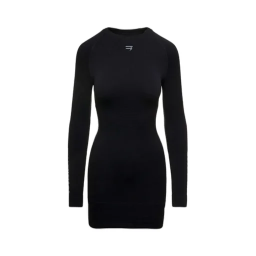 Logo Motif Printed Energy Accumulator Dress