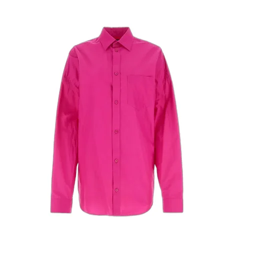 Logo Printed Back Buttoned Shirt