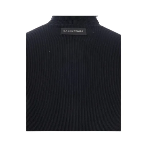 Logo Patch Detail Turtleneck Sweater