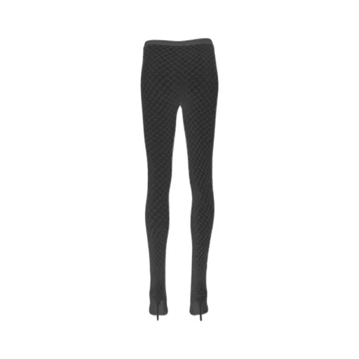 Knife Fishnet Pantaleggings Boots