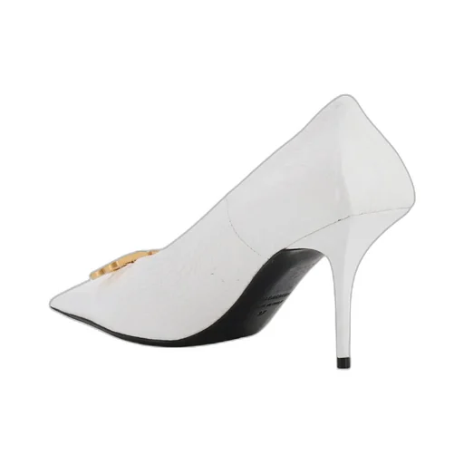 Bb Logo Plaque Pointed Toe Pumps