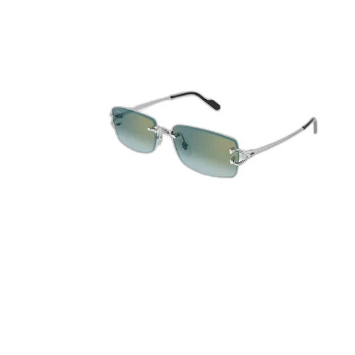 Rectangle-Rimless Sunglasses