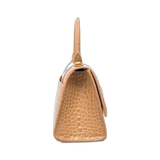 Hourglass Embossed Small Handbag