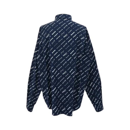 Allover Logo Print Long-Sleeved Shirt