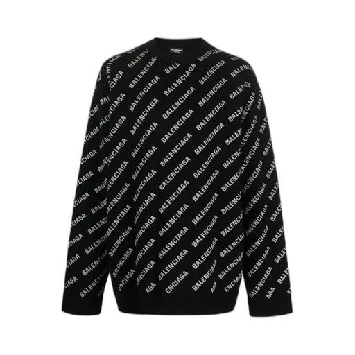 Logo-Knit Crew-Neck Jumper