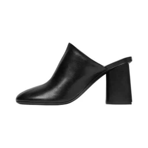 Glove Heeled Mules