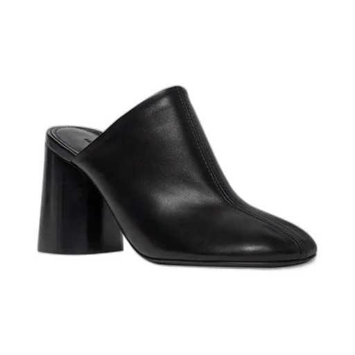 Glove Heeled Mules