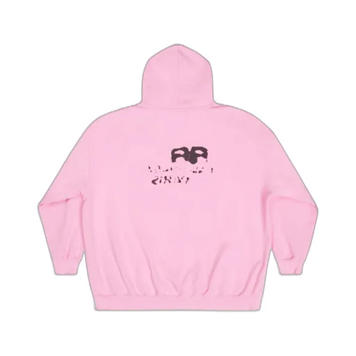 Graffiti-Print Cotton Hoodie