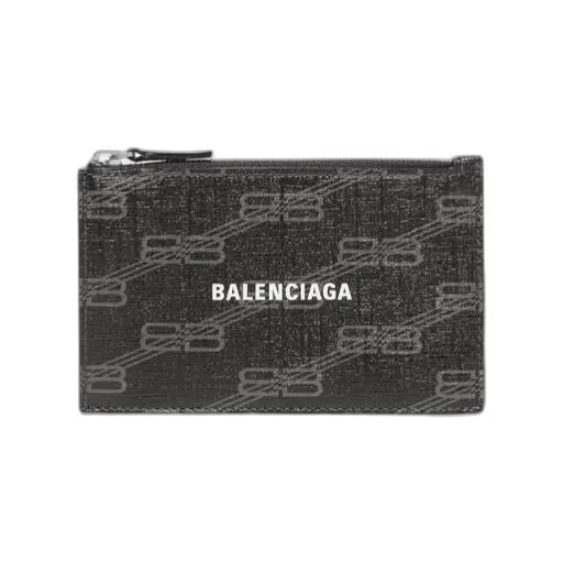 Long Bb Monogram Coated Canvas Wallet And Card Holder
