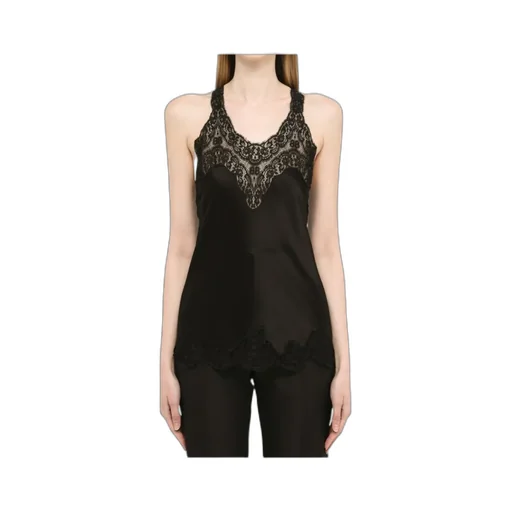 Lace-Detail Tank Top