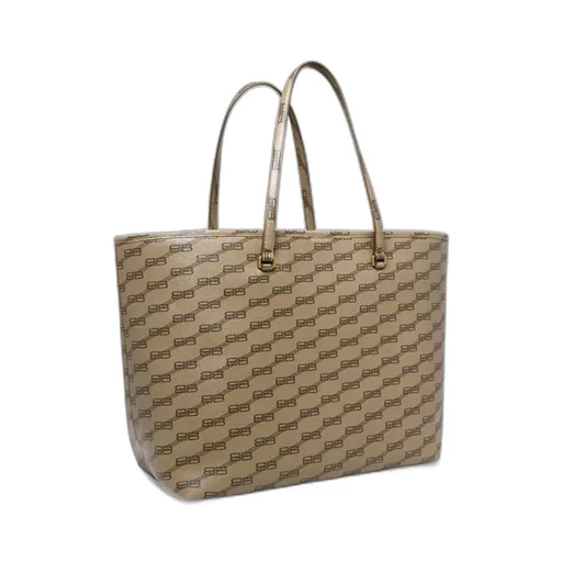 Shopper Signature Large East-West Bag Bb Monogram In Beige