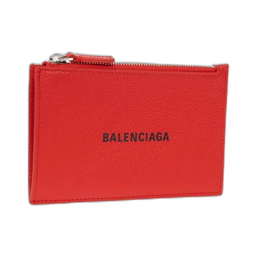 Logo-Print Leather Wallet