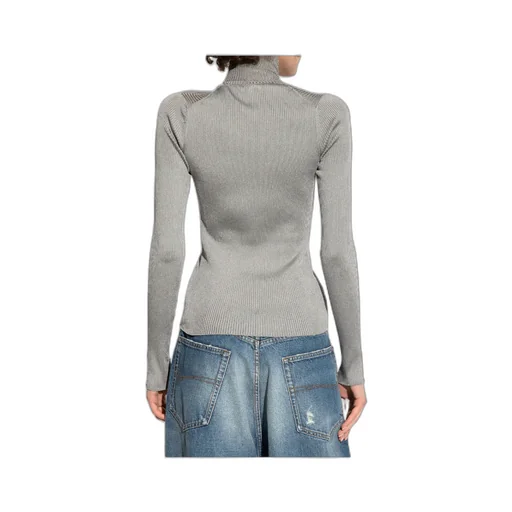 Logo Ribbed Knit Jumper