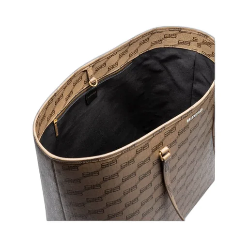 Shopper Signature Large East-West Bag Bb Monogram In Beige