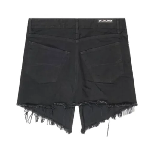 Frayed Edge Mini Denim Skirt