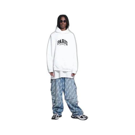 Logo Embroidered Oversized Hoodie