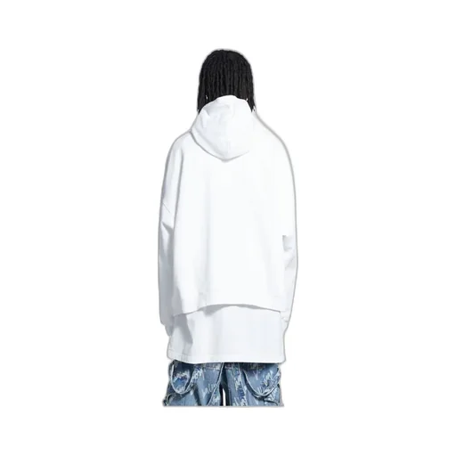 Logo Embroidered Oversized Hoodie