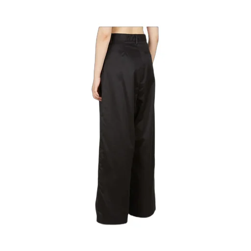 Drop-Crotch Wide-Leg Trousers