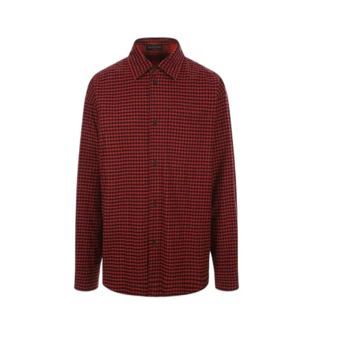 Checkered Reversible Oversized Shirt