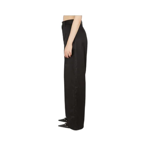 Drop-Crotch Wide-Leg Trousers