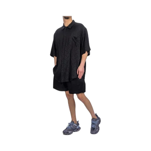 Allover Logo Satin Shorts