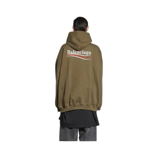 Logo Embroidered Oversized Hoodie