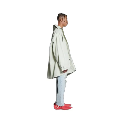 Raglan-Sleeve Parka Coat