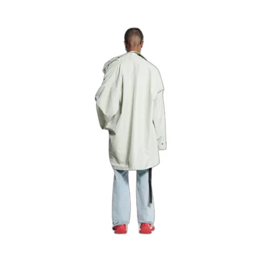Raglan-Sleeve Parka Coat