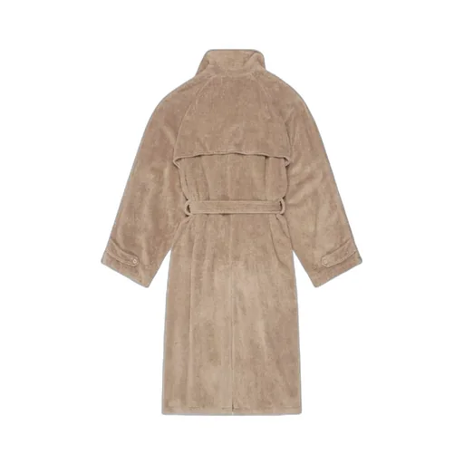 Tie-Waisted Midi Coat