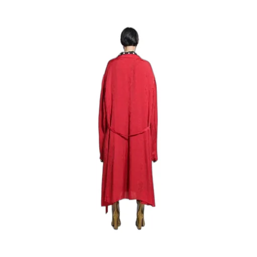 Spray Dots Reversible Coat Dress